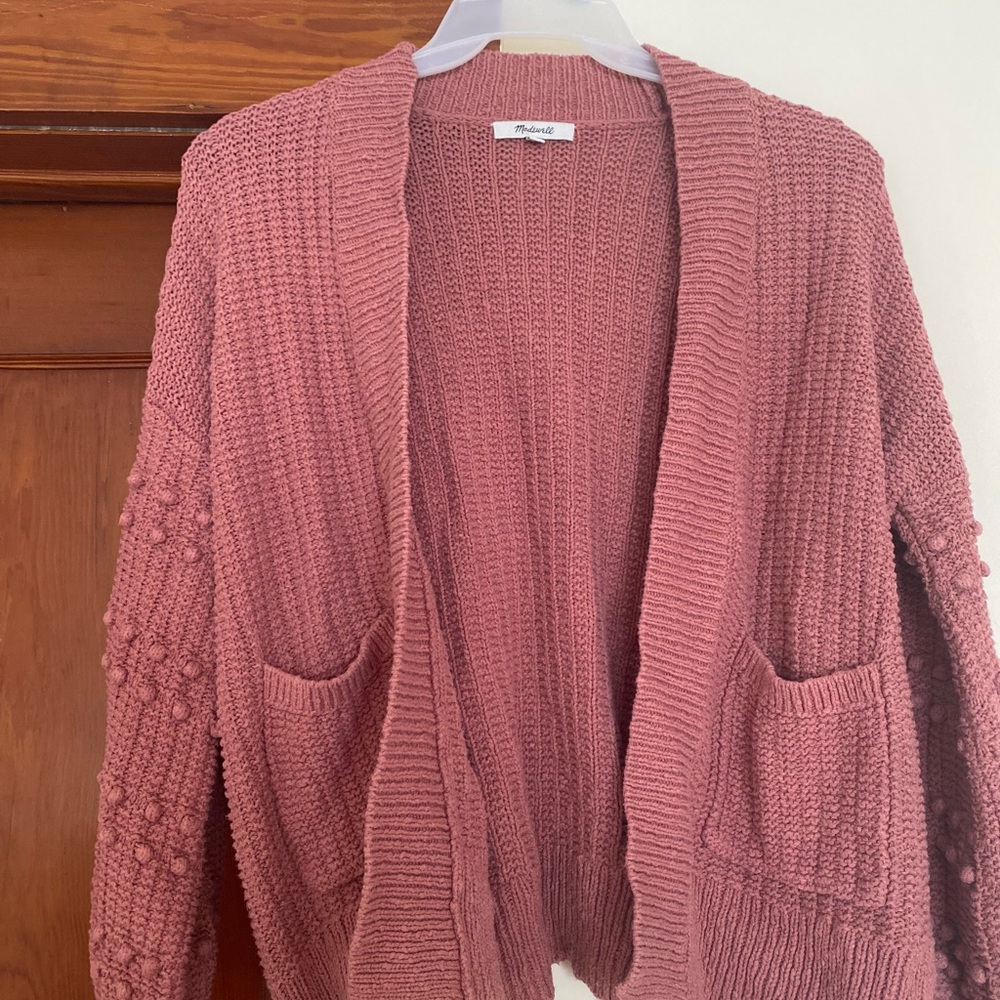 Pink Madewell Knit Cardigan